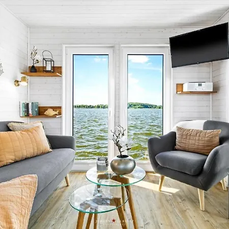 船上ホテル Hausboot Gluecksmomente Mit Dachterrasse In Am Ostseefjord Schlei *